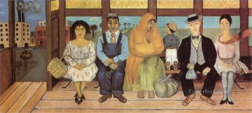 Frida Kahlo Painting - El feminismo del autobús Frida Kahlo